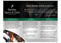 Berkley Equine & Cattle – Mortality Brochure