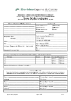 Equine Liability Program Application – 09-17