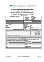 Equine Liability Program Application – Florida – 09-17