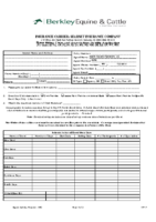 Equine Liability Program – Horse Riding Club Application – 09-17